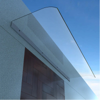 Durable New Upgrade Awning Invisible Canopy Eaves Balcony Patio Cover Rain Strong Support Transparen