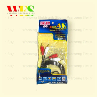KABEL 2 RCA To 2 RCA 1.5 METER / KABEL JACK AUDIO 2RCA - 2RCA 1,5M SKY