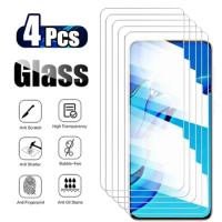 4Pcs Tempered Glass For OPPO A1 A5 A7N A9 A11S A55 A57S A73 A78 2020 4G 5G Screen Protector