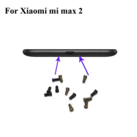 2PCS Black Gold Color for Xiaomi Mi Max 2 Buttom Dock Screws Housing Screw nail tack For Xiaomi Mi Max2 Max 2 Mobile Phones