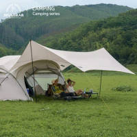 3F UL GEAR BEETLE-16 Canopy Shade Tent Exterior Camping Trap Sun Shelter Pergola Awning Tarpaulin Waterproof