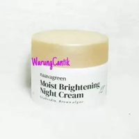Naavagreen Moist Brightening Night Cream 10 gram by dr Fredi Setyawan Original Skincare Krim Malam G