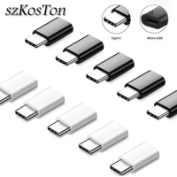 5pcs/1pc Type C Male To Micro Usb Female USB C OTG Adapter For Xiaomi 8 6 mix3 One Plus 6t 6 5 Huawei Mate 20 Pro USB Converter