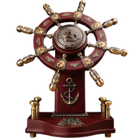Navigation helmsman ship rudder accessories company owner's office decoration sent to leaders