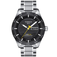 【TISSOT 天梭 官方授權】PRS516 經典運動機械腕錶 / 42mm 禮物推薦 畢業禮物(T1004301105100)