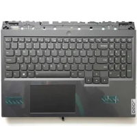 New For Lenovo Y9000P R9000P 2022 Legion 5 Pro 16ARH7H 5 Pro-16IAH7H Laptop Palmrest Case Keyboard US Version Upper Cover