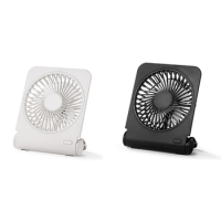 USB Desktop Fan, Convenient Size, 4Wind Speed Rechargeable Table Cooling Fan Strong Wind Fan 1800mah Capacity Dropship