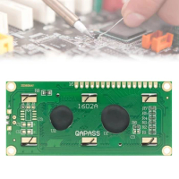 LCD1602 Liquid Crystal Display Module IIC I2C Interface HD44780 5V 16x2 Character Blue Green Screen Compatible with Arduino