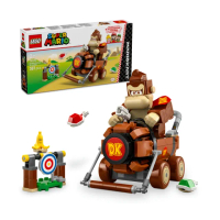 【LEGO 樂高】超級瑪利歐系列 72033 瑪利歐賽車－咚奇剛與DK巨型(MarioKart 任天堂 玩具車 兒童積木 禮物)