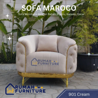 Sofa Maroko 1 Seater/ sofa Maroko / sofa / Sofa Ruang Tamu / Sofa Wedding / Sofa Santai / Sofa Minim