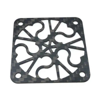 Cooler Fan Carbon Fibre Protective Board Thermostability Cooling Fan Carbon Board Small Size for Hobbywing EZRUN MAX ESC RC Car