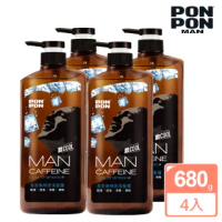 【澎澎MAN】咖啡因勁涼洗髮露-680gx4(團購4件組)