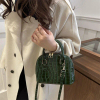 Percuma2026 New Women's Bag - Shell Bag-Crocodile Pattern Luxury Handbag - FashionCrossbody BagDiska