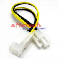by dhl or ems 2000pcs 4 Pin ATX Male to Female Power Motherboard Extension Cord HDD Adapter Cable Lead Wire For PC