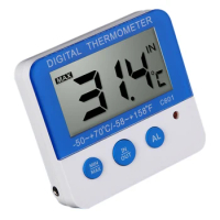 Digital Fridge Thermometer with Alarm and Max Min Temperature Easy to Read LCD Display Digital Refri