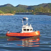 RC Tugboat Work Boat 1606 Assembled Ship Model Kit Glass Fiber Reinforced Plastic Overturned Hull Abs Sheet Engraving