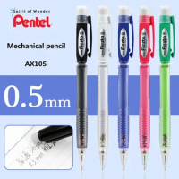 1pcs Pentel Mechanical Pencil AX105 0.5mm Art Low Center of Gravity Constant Lead Lovely Student Pencil Lovely School Supplies