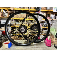 On Sale YAMAHA Y125z Y125zr ALLOY RIM 18 inch Complated Hub Set (Ready for Balancing)