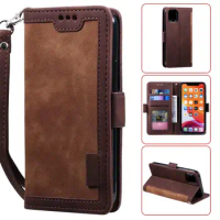 100pcs/Lot Phone Double Retro Wallet Leather TPU Cover Case For Iphone 13 12 11 Xr Xs Pro Max Mini X 8 7 Plus