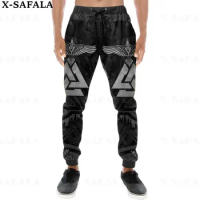 2024 Samurai Warrior Tattoo 3D All Print Trousers Men Sweatpants Casual Long Joggers Streetwear Autumn Warm Sports Pants