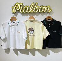 Malbon Golf Clothing Ladies Cartoon Short T-Shirt Breathable POLO Shirt Honma UTAA W. Callaway 1 20♛