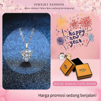Real S925 Sterling Silver Trilogy Moissanite Necklace 3-Stone Vertical Pendant Past Present Future M