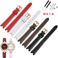 Dây Đeo Đồng Hồ Da Thật, Thiết Kế Lõm, Thích Hợp Cho Armani, MK, Feiyada Bầu Trời Đầy Sao, Rossini, 