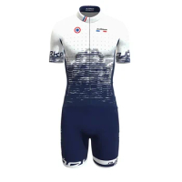 Summer Men's Short Sleeve Cycling Jersey Suits Roupa Ciclismo Maillot Bib Shorts MTB Roadbike Sets Frace Bicycle Race Clothing