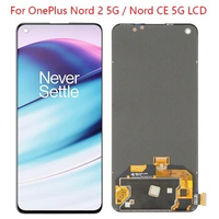 6.43 inch AMOLED for OnePlus Nord 2 5G Nord2 LCD display + touch panel digitizer for OnePlus Nord CE 5G EB2101