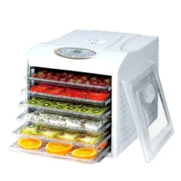6 Layer Electric Food Dehydrator Fruit/Vegetable/Herb/pet Food Dehydrator Drying Food 6 Layer for Home Use FD-980