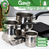 Panci Kopi Turki Set 3 Coffee maker Turkish Coffee Maker Pot Stainless