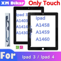 New For iPad 3 4 iPad3 iPad4 A1416 A1430 A1403 A1458 A1459 A1460 Touch Screen Digitizer Glass Panel Replacement 100% Tested