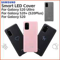 Original SAMSUNG Smart LED Cover For Samsung Galaxy S20 S20+ S20 Ultra Emotional Led Lighting Effect