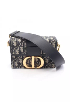Christian Dior Pre-Loved Christian Dior 30 MONTAIGNE box bag oblique jacquard Shoulder bag canvas le