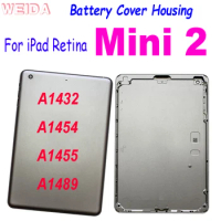 New for iPad Mini2 Back Battery Cover For iPad Retina Mini 2 A1432 A1454 A1455 A1489 Rear Housing Case Back Cover Case Housing