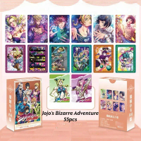 Bộ 55 thẻ lomo holografic laser chủ đề manga/manhwa JoJo’s Bizarre Adventure, phong cách “Đừng chọn 