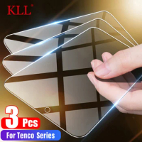 1-3pcs Full Cover Protective Glass for Tecno Camon 20 19 Neo 18 Premier Pop 7 6 5x 5s Screen Protector Spark GO 10 Pro 9T 8T