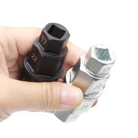 Motorcycle Front Wheel Hex Axle Tool Spindle Driver Removal Tool Hexagonal Disassembly Sleeve Parts 