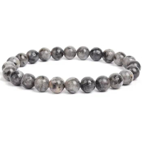 Natural Stone labradorite Beads For Women Men Jewelry Elastic Bangle Bracelets