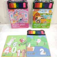 Buku Finger Print Super Fun untuk Anak-anak dengan Desain Menarik dan Warna-warni