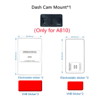 for 70mai Dash Cam Mount For 70mai Dash Cam A810 Mount for 70mai A810 Car DVR VHB Sticker holder Static Stickers