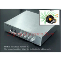 M65831 digital karaoke machine pre-amplifier, wireless microphone for family party with reverb, sound volume adjustment