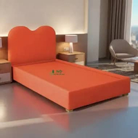 Divan Avella Aesthetic Sandaran Kasur Springbed Modern Rangka Sandaran Kasur Minimalis Bludru 160cm