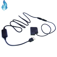 10SetsDMW DCC15 Coupler DMW-BLH7 Battery + USB Cable Adapter Fits Power Bank DC 5V 2A for Panasonic Lumix DMC GM1 GM5 GF7Cameras