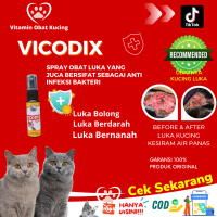 Vicodix Obat Luka Kucing Berdarah Bernanah Bolong!! TERBUKTI TESTIMONI