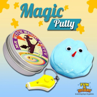 Mainan Perubahan Warna Mr Witch Magic Putty Color Change Toys with Laser light