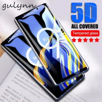 5D Curved Edge Tempered Glass For Samsung Galaxy A8 A6 J4 J6 Plus J3 J5 J7 J530F J330F A51 A71 A3 A5 A7 Cover Screen Protector