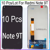 Wholesale 10 Pieces/Lot For Xiaomi Redmi Note 9T LCD screen display with touch assembly for Redmi Note9T