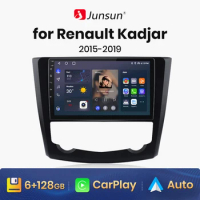 Junsun V1 Pro 8G+256G For Renault Kadjar 2015 - 2019 Android Car Radio Car video players CarPlay Android Auto No 2 din 2din DVD