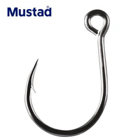 1pack Mustad KAIJU 10121NP-DT size8-size8/0 Fishing Hooks High Carbon Steel Barbed Jig Hook Bait Lure Sea Fish Snake Anzol Pesca